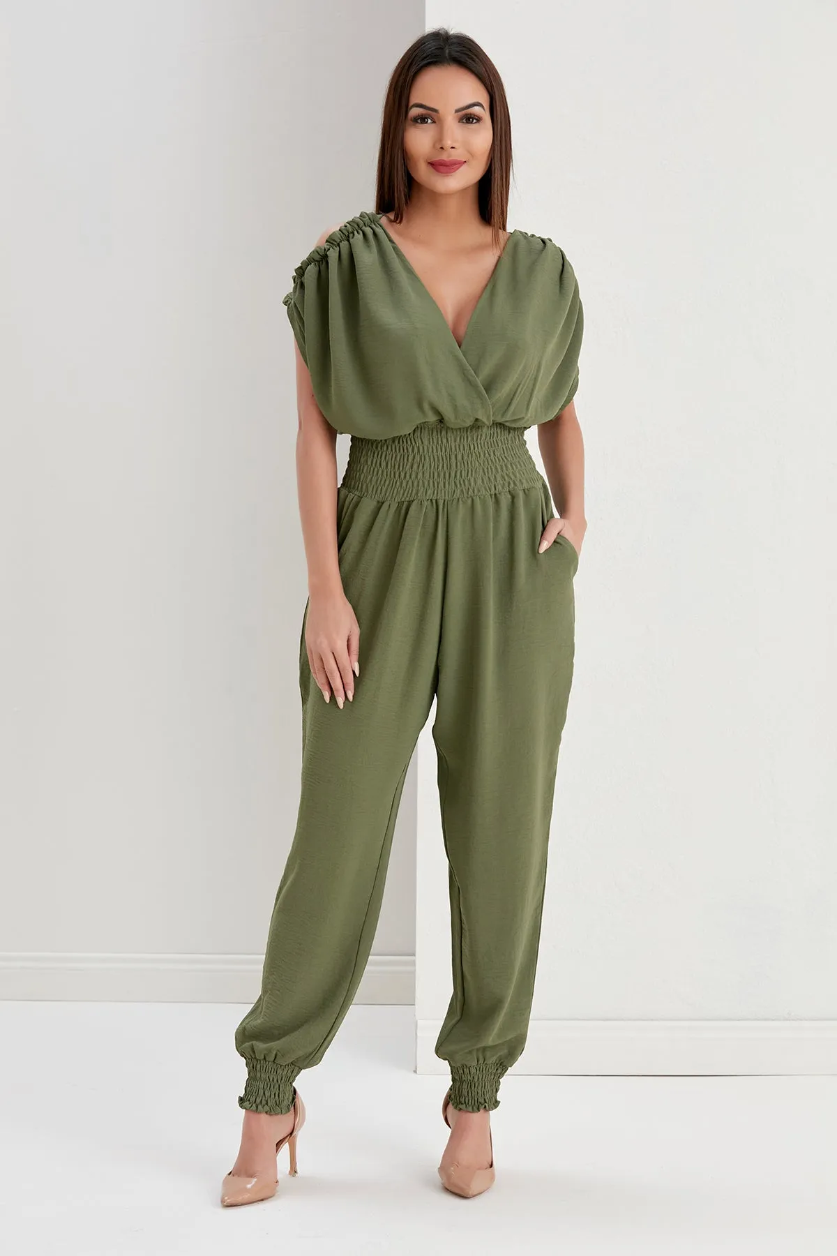Lila Jumpsuit in Khaki