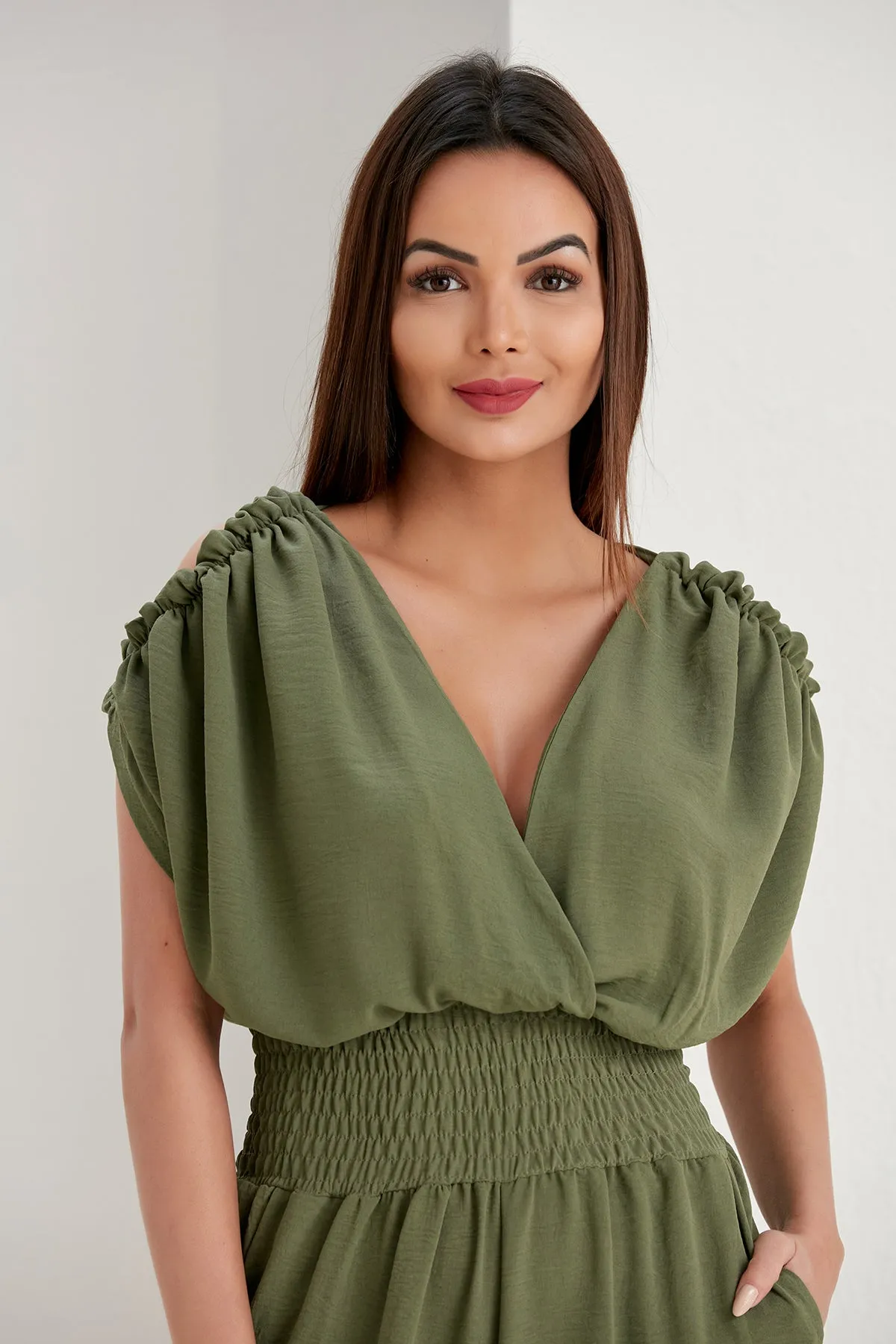 Lila Jumpsuit in Khaki