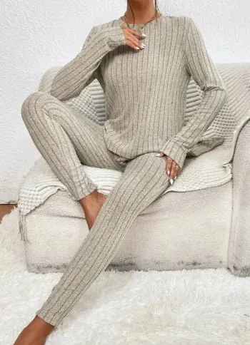 Long Sleeve Shirt & Trousers Suit
