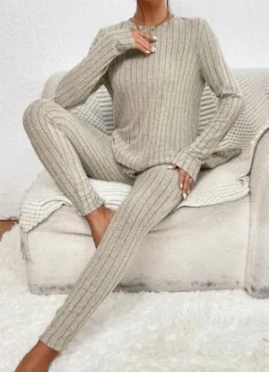 Long Sleeve Shirt & Trousers Suit