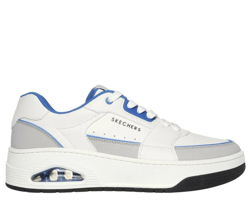 Men's Wide Fit Skechers 183140 Uno Court Trainers