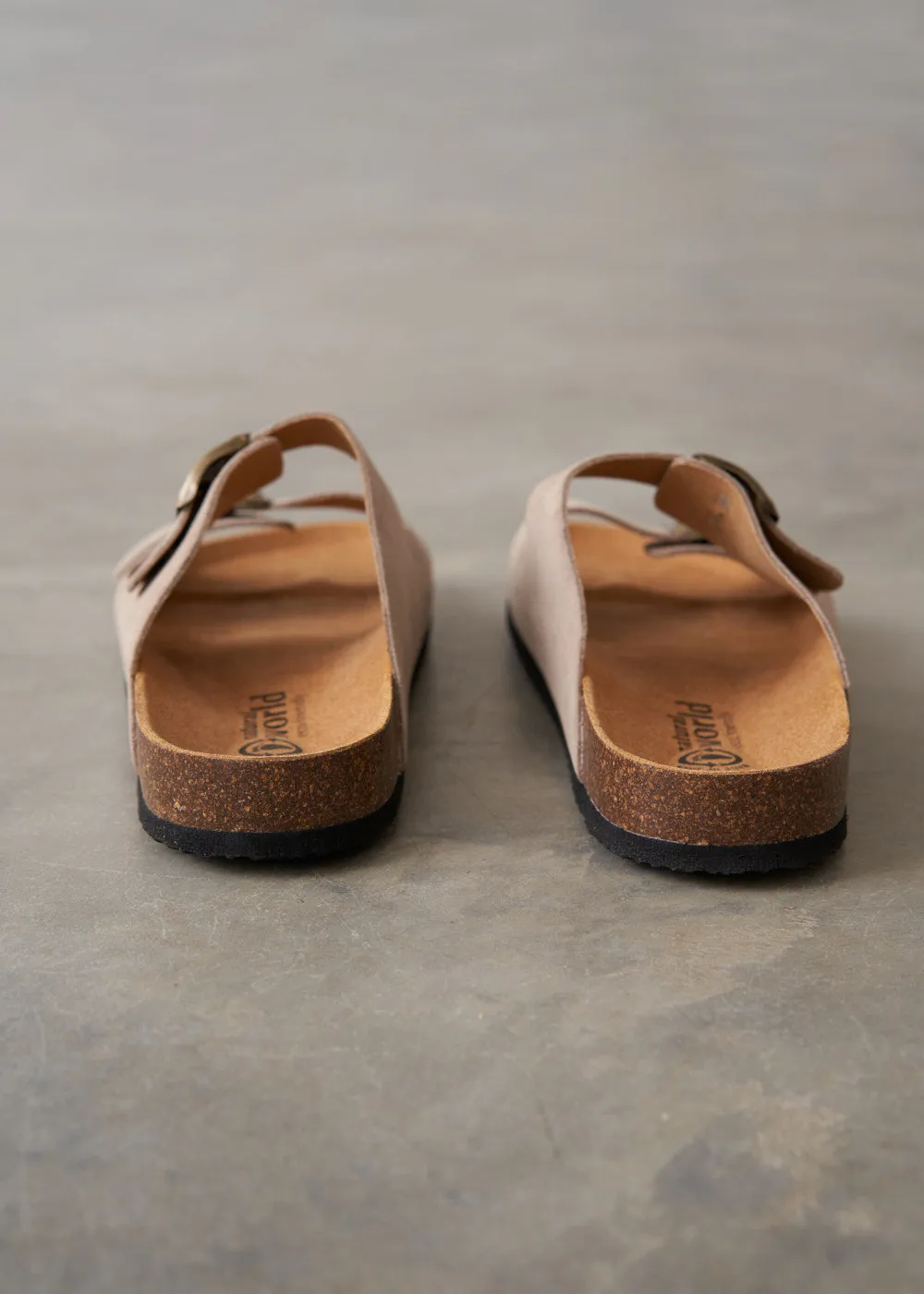 NOVA SUEDE SANDAL - TAUPE