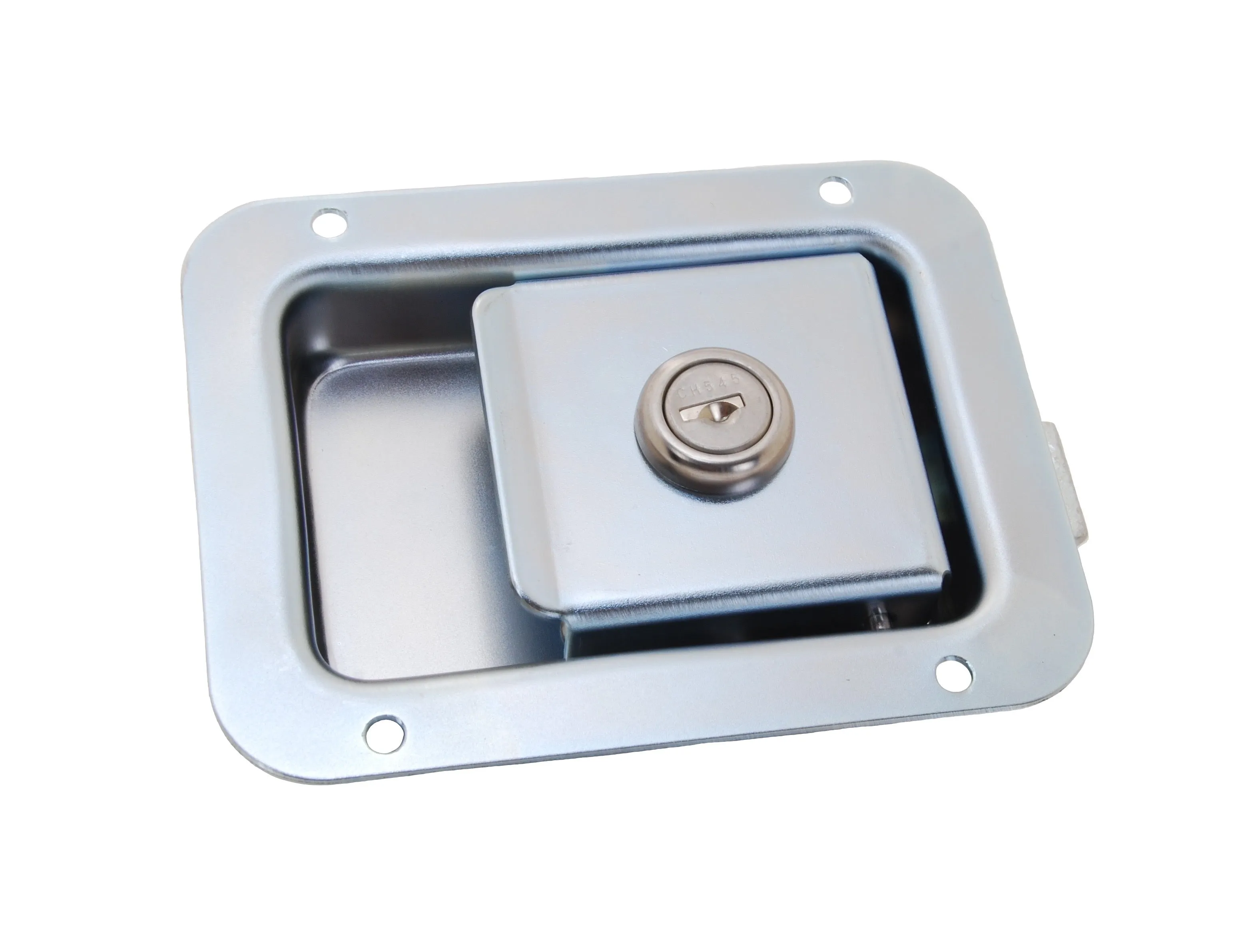 Paddle latch, locking, zinc