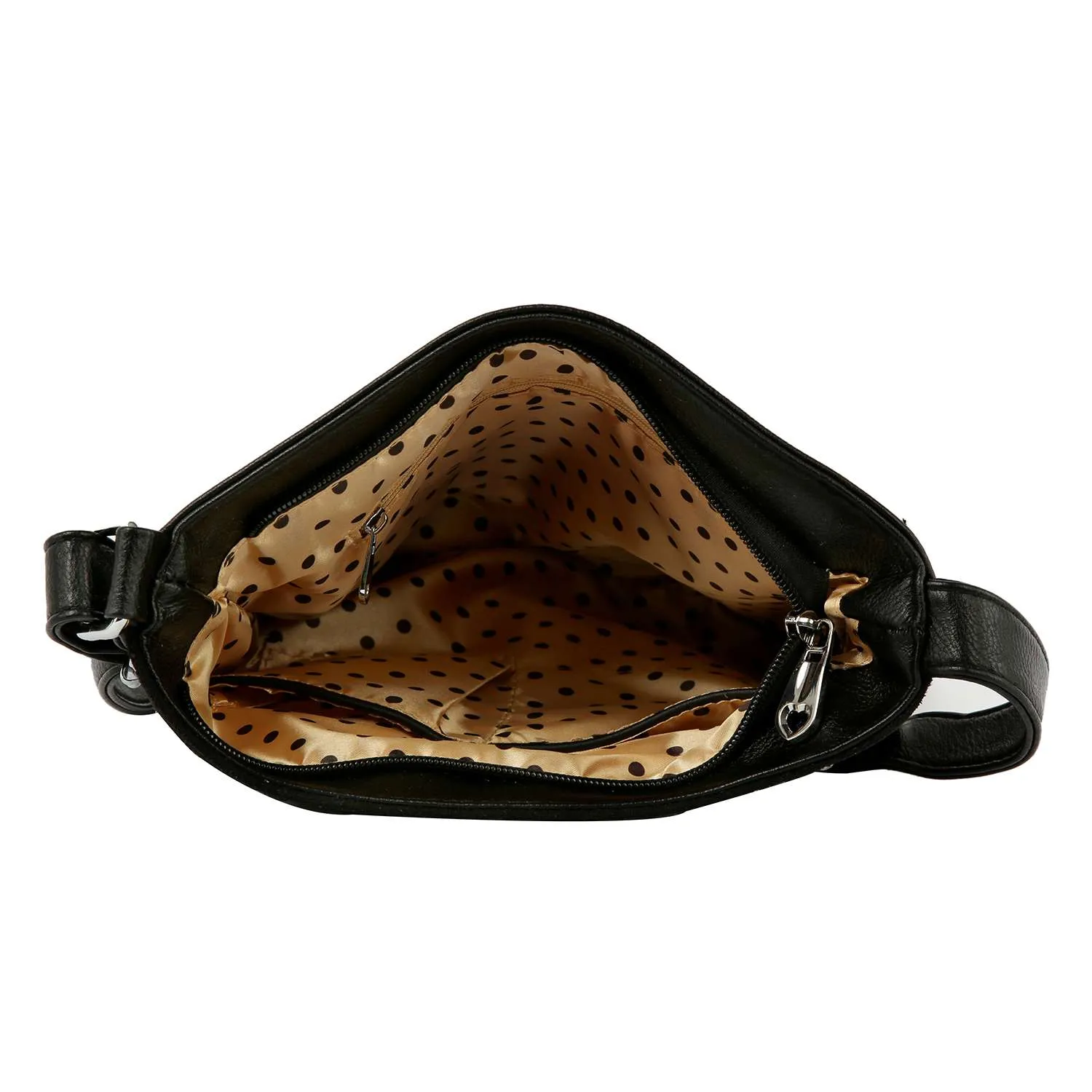 Patterned Rhinestone Crossbody Sling