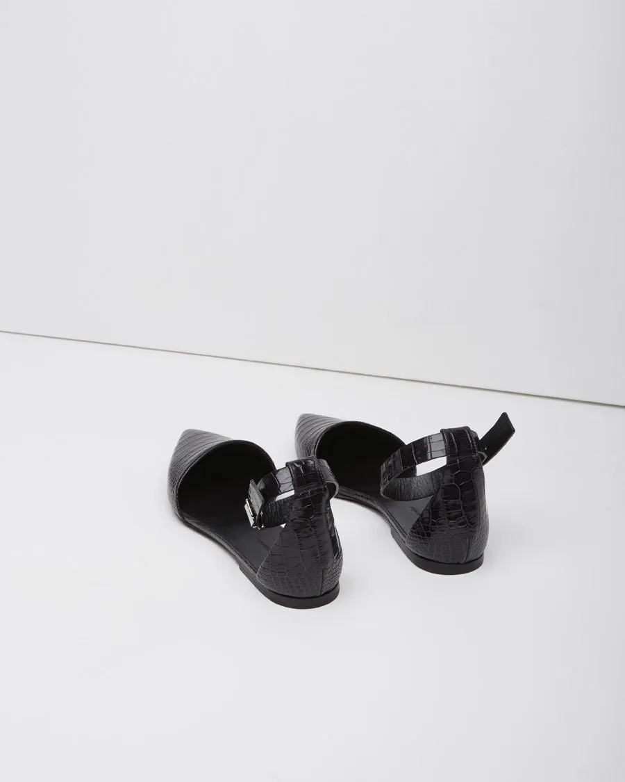 Pointy Toe Ankle-Strap Flat
