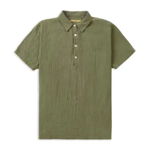 Pop Over Short Sleeve Morton Shirt - Green