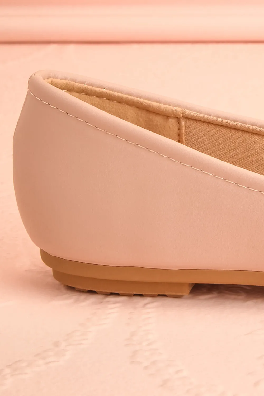 Premier Blush | Ballerina Shoes w/ Crystal Studded Bow
