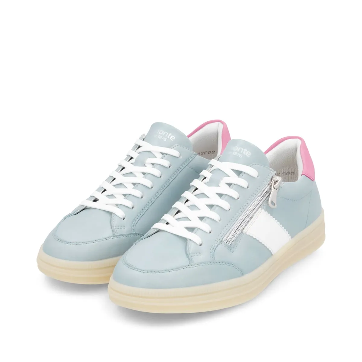 Remonte Womens Leather Trainers - Blue