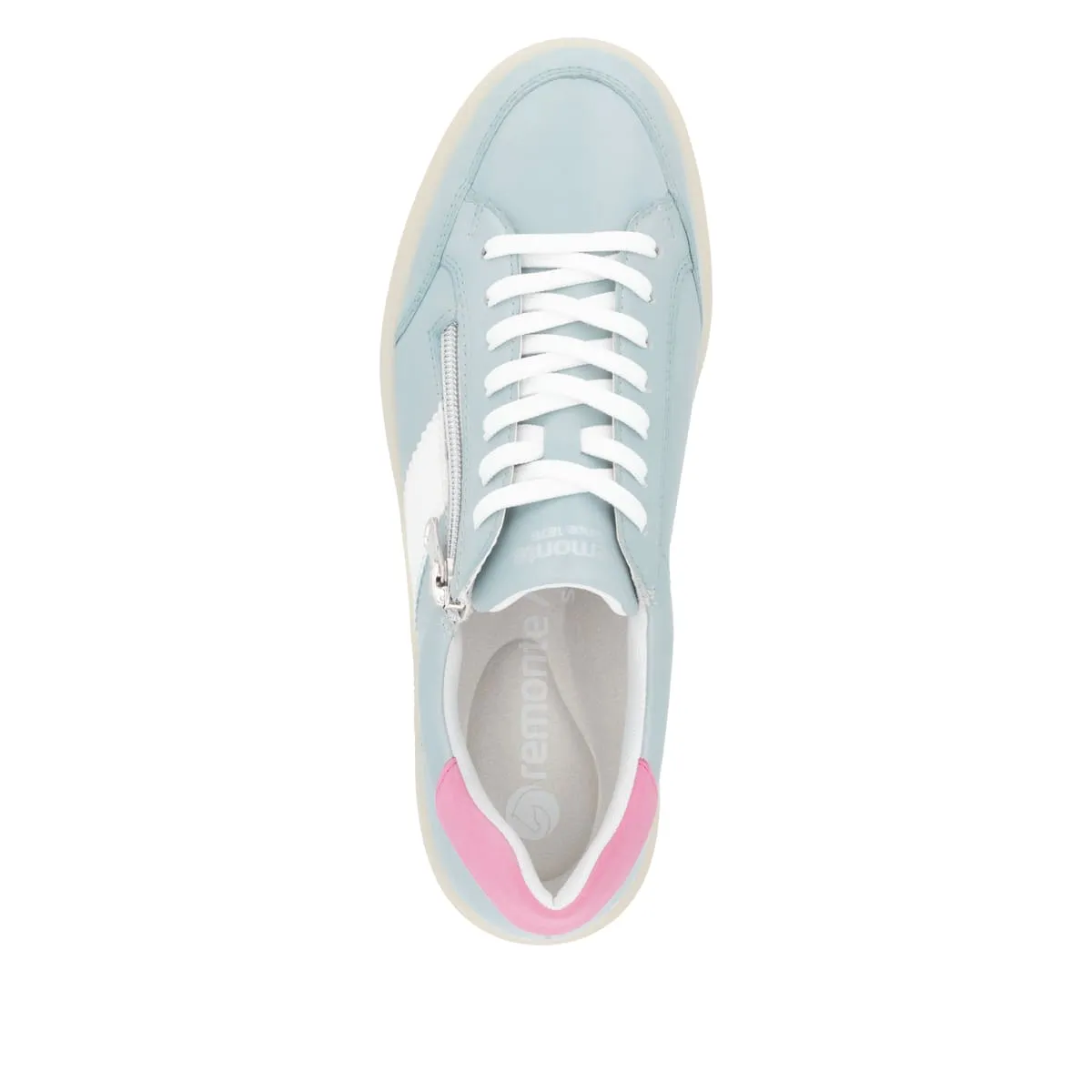 Remonte Womens Leather Trainers - Blue