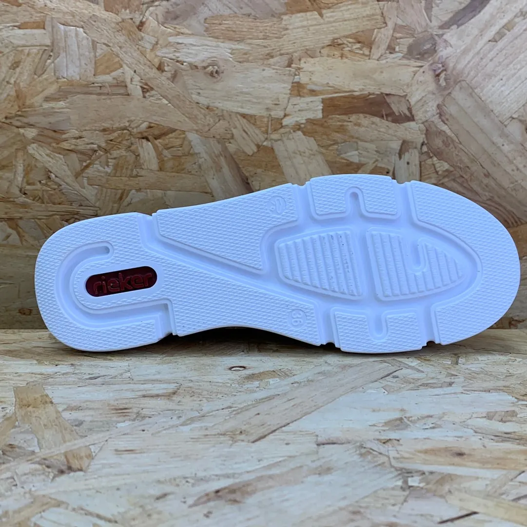 Rieker Womens Fashion Trainers - White / Black