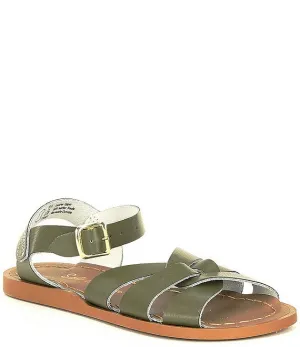 Salt Water Original Sandals- Olive -Infant to Adult Sizes