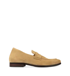 Samarium Sand Suede Loafers