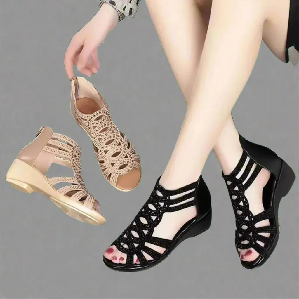 Senta | Premium Leather Handcrafted Roman Sandals