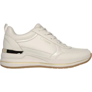 Skechers Womens Billion 2 Fine Shine Trainers - Off White