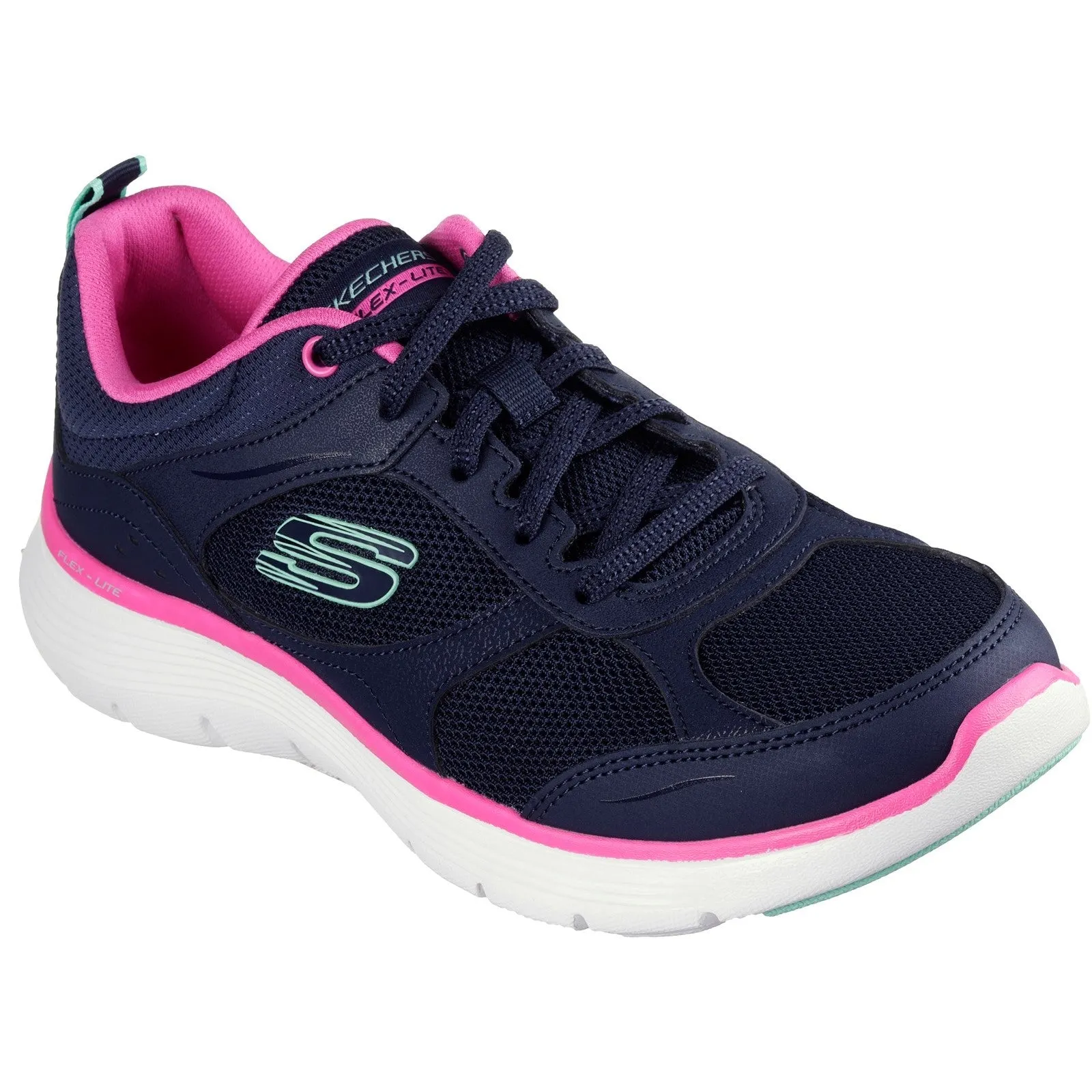 Skechers Womens Flex Appeal 5.0 Fresh Touch Trainers - Navy