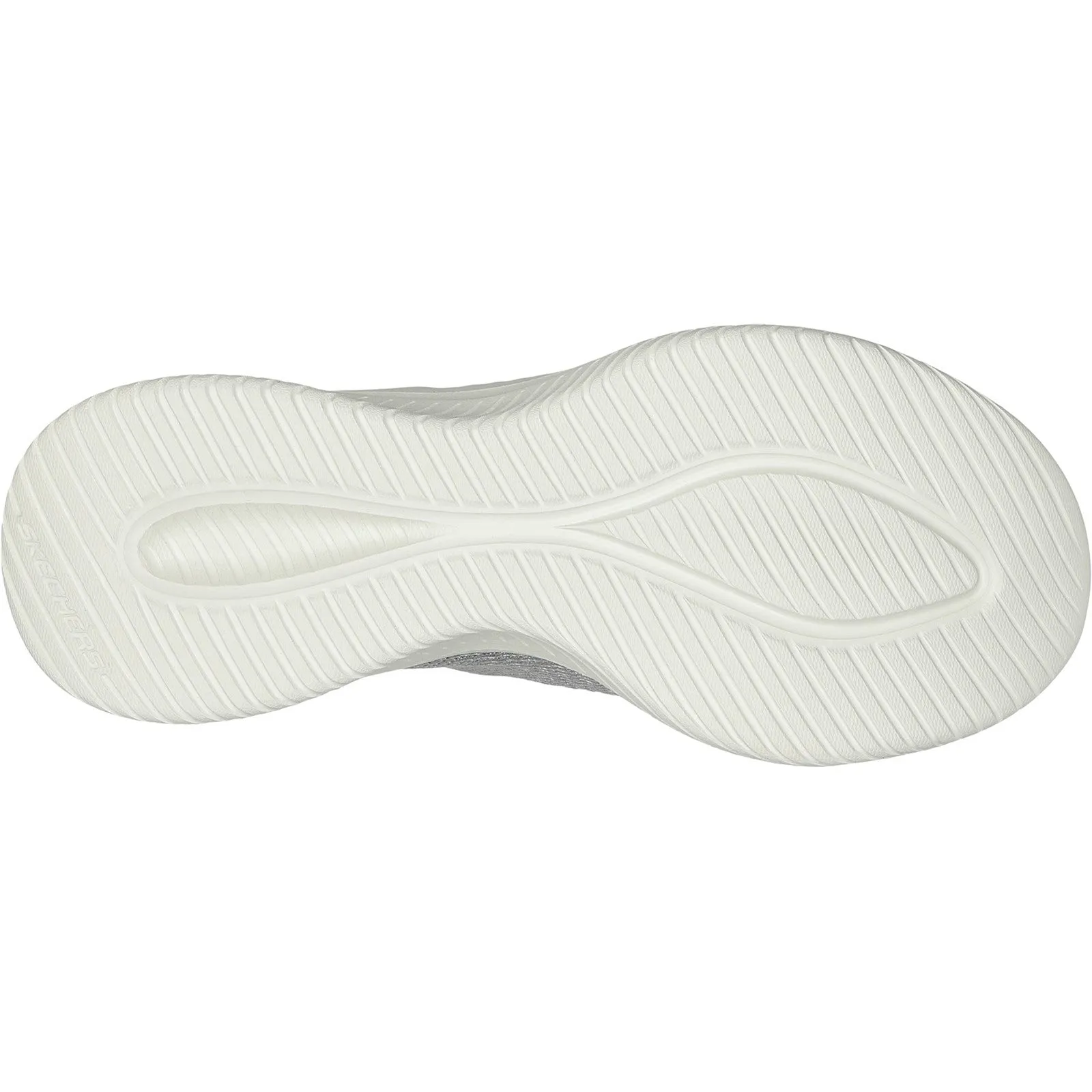 Skechers Womens Ultra Flex 3.0 Smooth Step Trainers - Light Grey