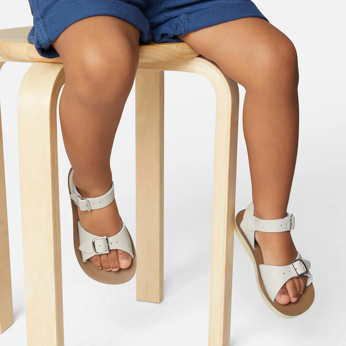 Surfer Sandals in Stone by Salt-Water