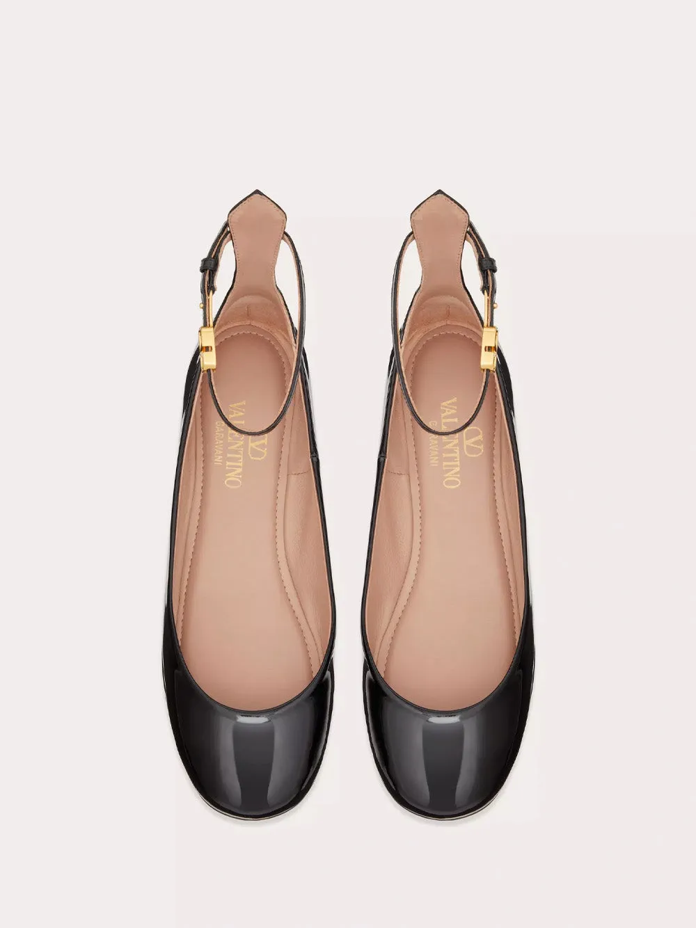 Tan-Go Patent Leather Ballerina Flat
