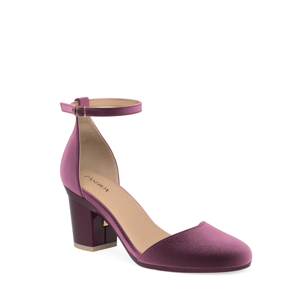 The Jocelyn - Sugar Plum Velvet 3 Block