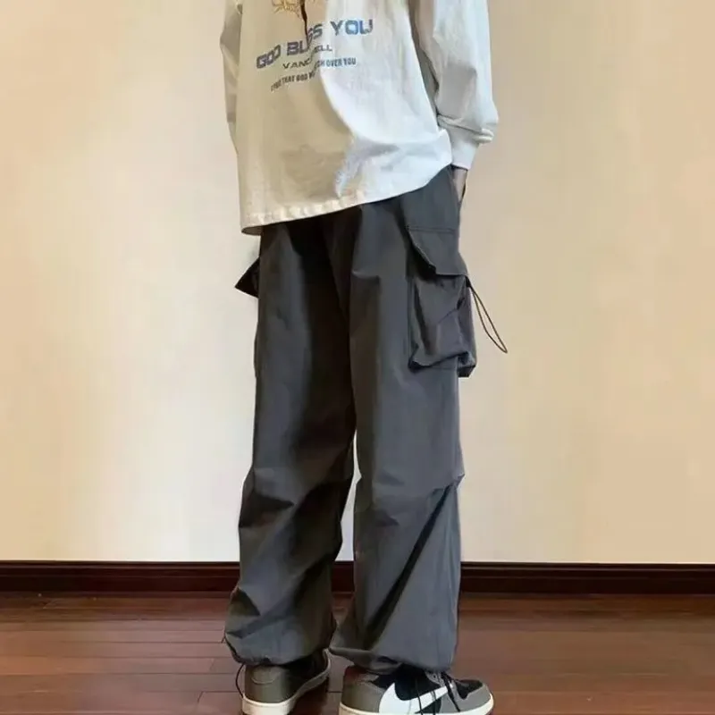 Tijdlus - Cargo Broek Heren – Ruime Baggy Broek met Grote Zakken, Comfortabele Pasvorm