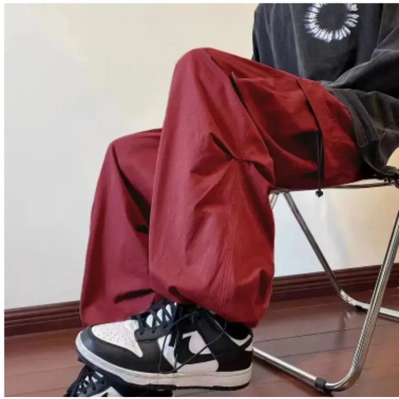 Tijdlus - Cargo Broek Heren – Ruime Baggy Broek met Grote Zakken, Comfortabele Pasvorm
