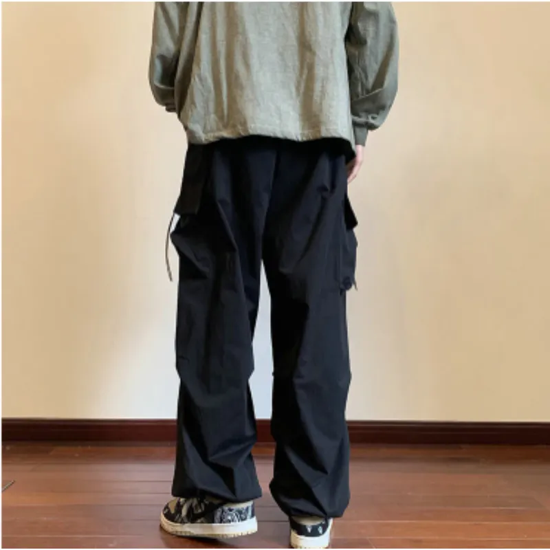 Tijdlus - Cargo Broek Heren – Ruime Baggy Broek met Grote Zakken, Comfortabele Pasvorm