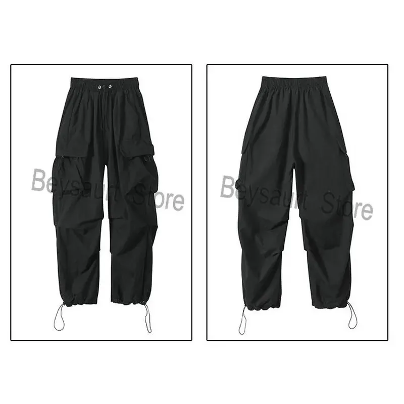 Tijdlus - Cargo Broek Heren – Ruime Baggy Broek met Grote Zakken, Comfortabele Pasvorm