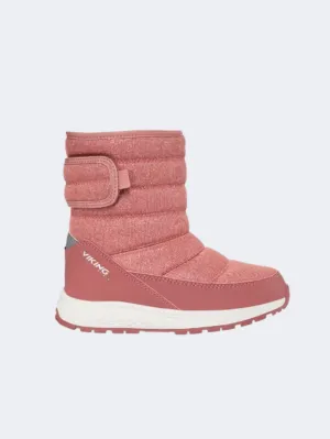 Viking Equip Warm Waterproof 1V Pull Girls Skiing After Ski Pink