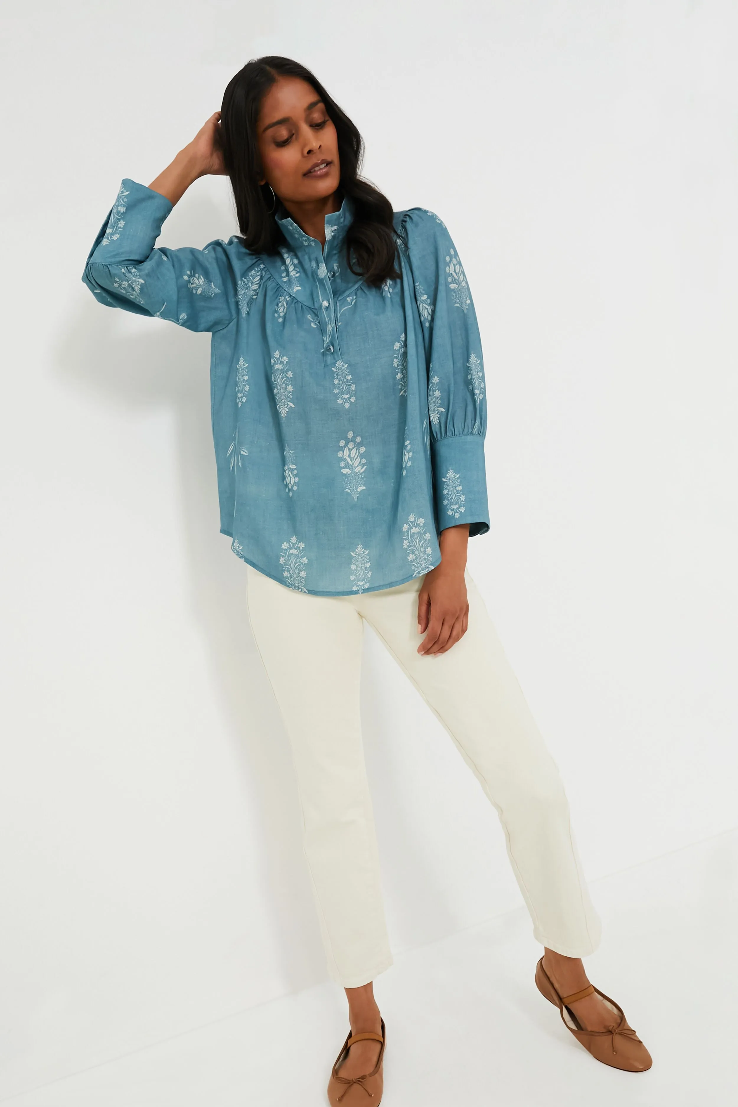 Weathered Meadow Rue Corrigan Blouse
