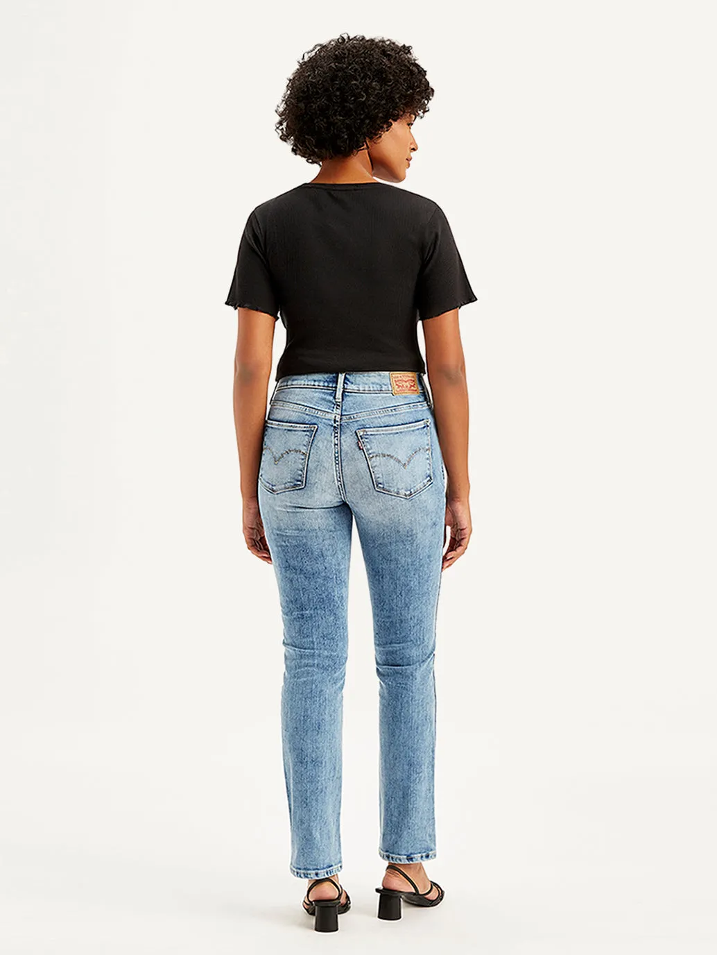 Women's 312 Light Blue Slim Fit Mid Rise Jeans