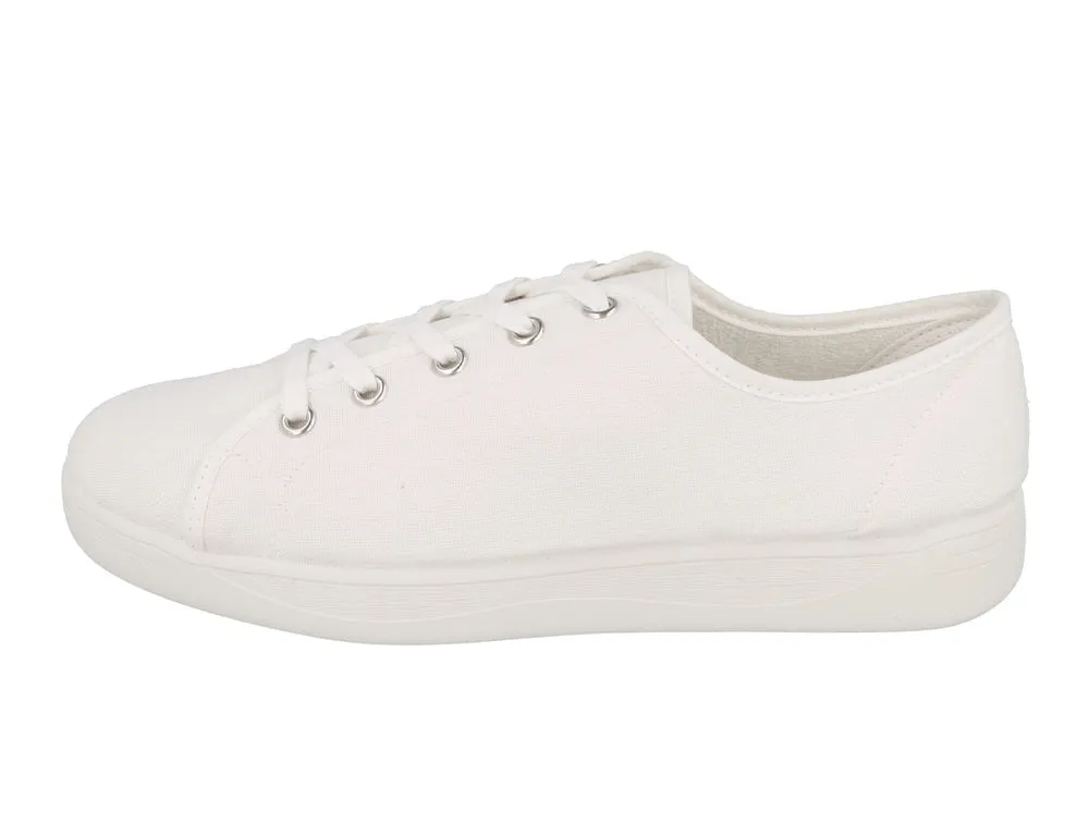 Womens Lightweight Yoko White Trainers