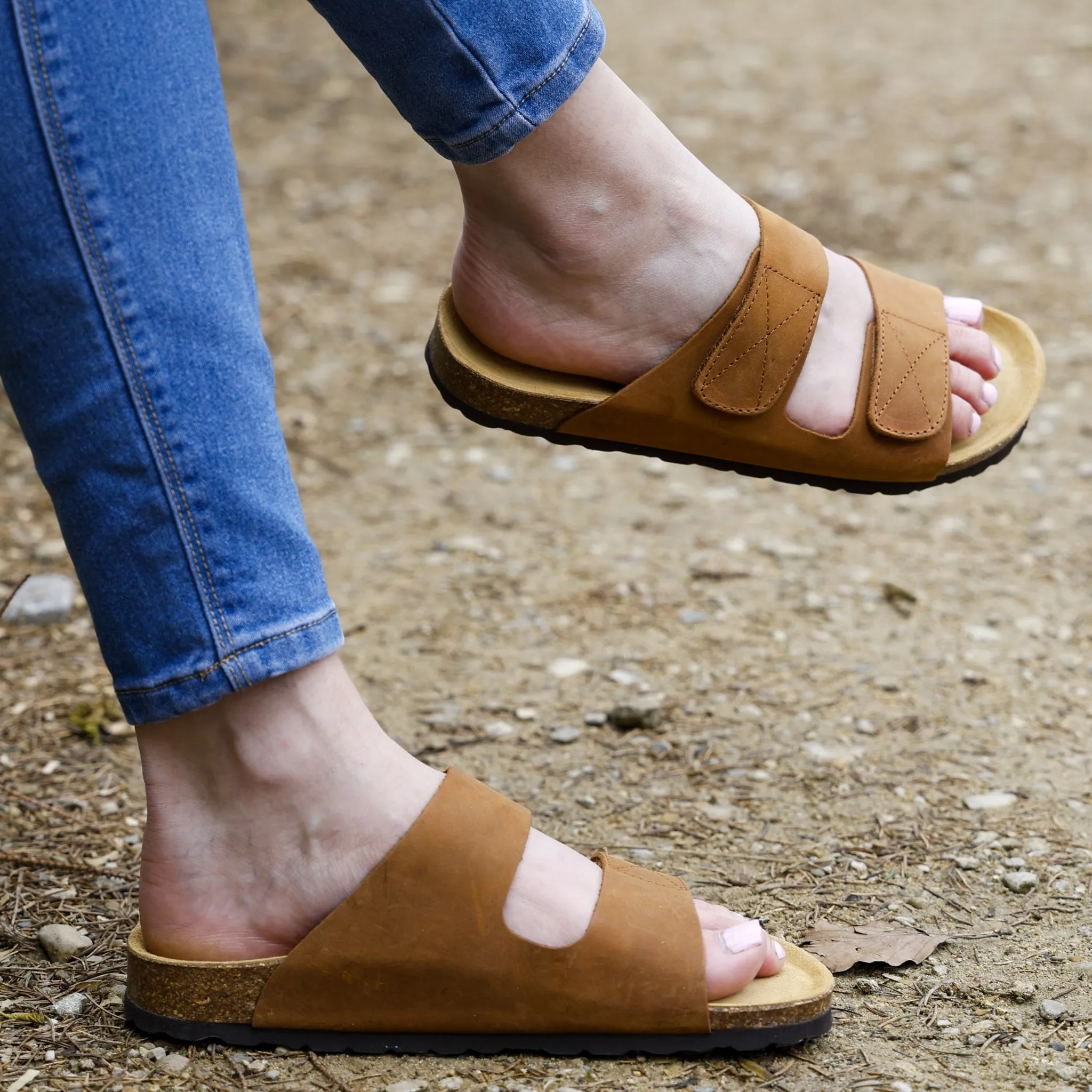 Women's Lily Adjustable Sandals - Tan
